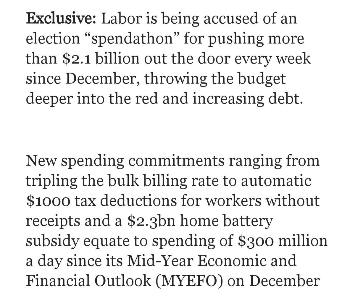 AleDowund's tweet photo. Mr $2.1 billions - yes you read correctly - a WEEK. Congrats to #CuntFaceAlbo for smashing the country's finances to placate his lust &amp; greed for money (not his) &amp; #MSM that refuse to hold this scumbag to account #NeverVoteLabor #NeverVoteGreens #NeverVoteLeft he's gotta go NOW https://t.co/IFHL8jOmaU