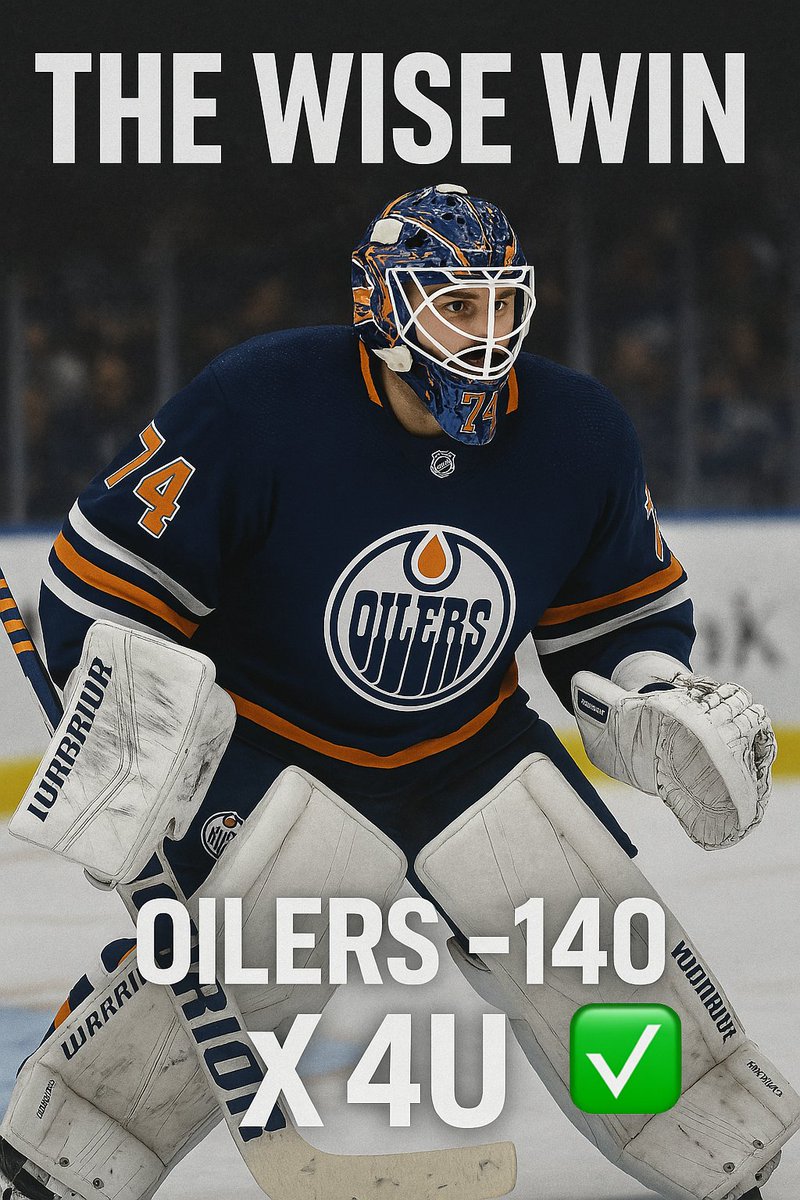thewisewin's tweet image. 🔥🏒 We went back to the well today with Edmonton and it paid off. Today's top play ends with a HUGE win! 🎉💰

Oilers -140 x 4U ✅ 💪💸

Those who wanted the play, got the play, and the money 🫰💵👏

EVAN BOUCHARD! Super Clutch🏒🥅🔥

Thanks for all the incredible support today