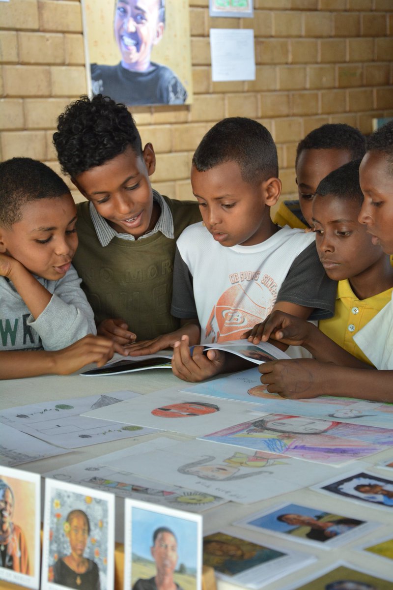esseni_gallery's tweet photo. The children see their portraits on display for the very first time, running around and filling the room with pure joy and excitement.
The exhibition is still underway, and the energy in the gallery is incredible. Come experience these powerful moments with us!
#FacesOfTigray https://t.co/bZ7oGh3FEO