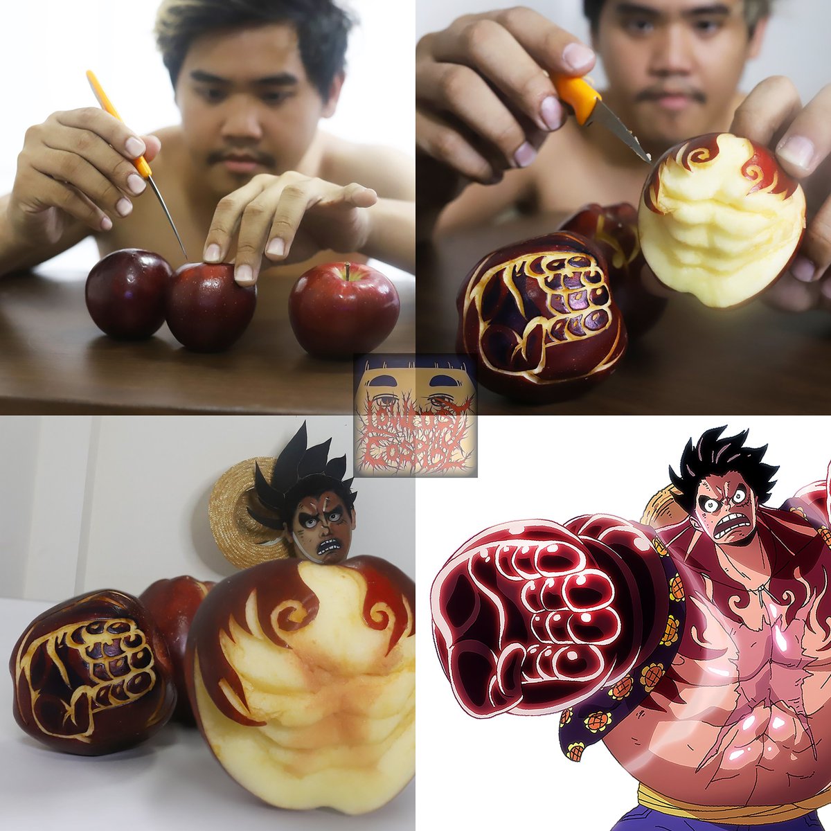 LOWCOSTCOSPLAY's tweet photo. 🍎
Bite into pure freshness https://t.co/CjXEnDoNY4
#lowcostcosplay #onepiece #luffy #monkeydluffy #gomugomu #gear4 #apple #body #cosplay #forcedperspective #fashion #creative #manga #shonenjump #art #delicious #fruits #boundman https://t.co/EOWI6utRPM