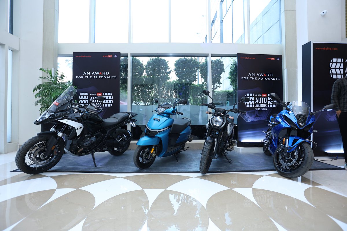 Some of the winners at the ABP Live Auto Awards...
