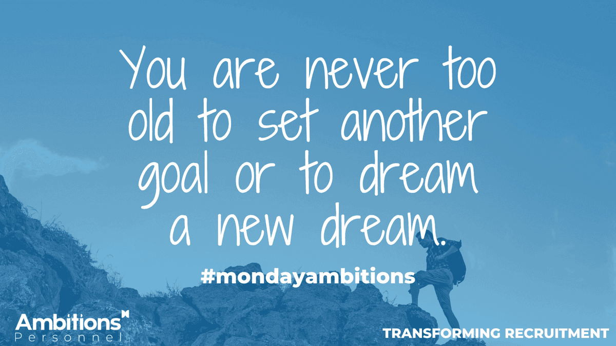 Ambitions Personnel (@ambitionsltd) on Twitter photo 📈 #MondayAmbitions 📈 #MondayAmbitions