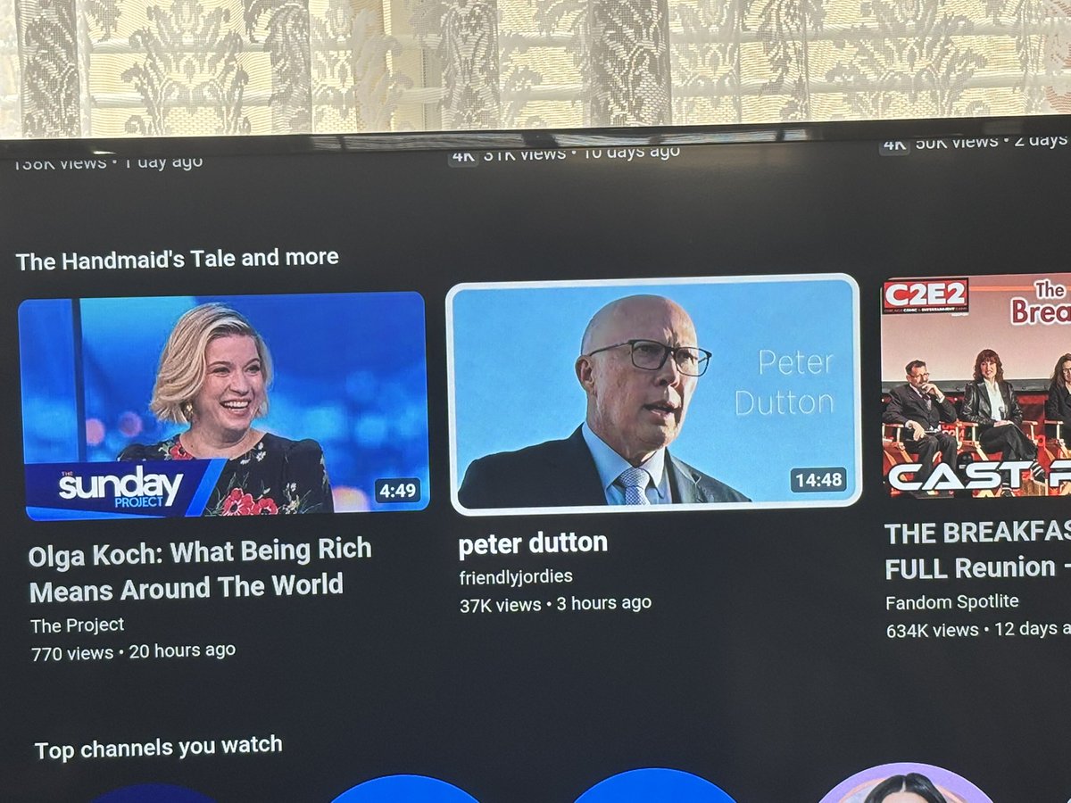 AngesSoapBox's tweet photo. I think YouTube knows something we don’t? #auspol #TemuTrump https://t.co/JJttdI4Kck