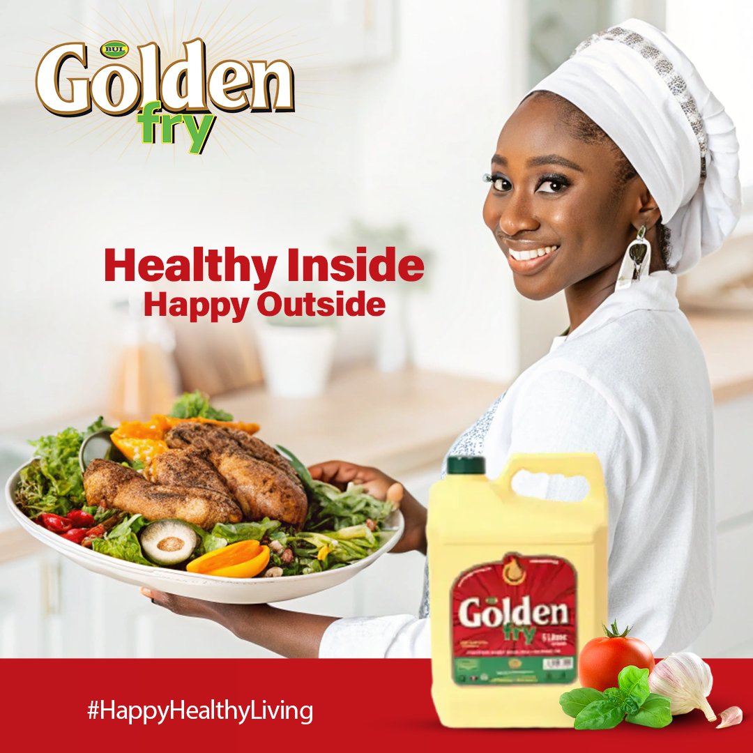 BidcoUganda's tweet photo. Healthy salads, happy hearts! 🥗
Start your week the Golden way with Golden Fry Cooking Oil bringing out the best flavors in every salad bite.
#GoldenFryMagic #HealthyEats #FuelYourWeek https://t.co/3Gn1kXv3ho