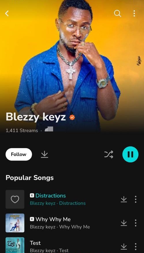 KeyzBlezzy's tweet photo. 1.4k Plus Streams on  Boomplay . 🌞🔥🔥🔥
🔥🔥🔥🔥🔥🔥

I Appreciate everyone  streaming , downloading , sharing "Distraction"  on @spotify @applemusic  @audiomack
 @boomplaymusic....
Much love 🫶🏼

Link in my Bio☝️🕊️ https://t.co/nMHNufd6sw