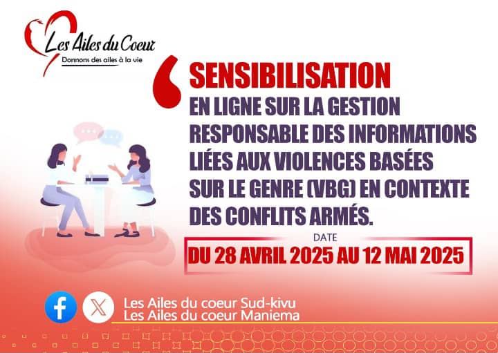 japhetmunyahali's tweet photo. Les Ailes du Cœur RDC
"Pour que plus jamais la violence ne soit une fatalité."
#VBG#StopAuxViolences #ProtectionDesVictimes #JusticePourToutesEtTous #EstRDC #AgirEnsemble #BriserLeSilence #RespectDesDroits #Solidarité #PaixPourLEst #AilesDuCoeurRDC #NonALaViolence#DroitsHumains https://t.co/OxbUIqEAwe