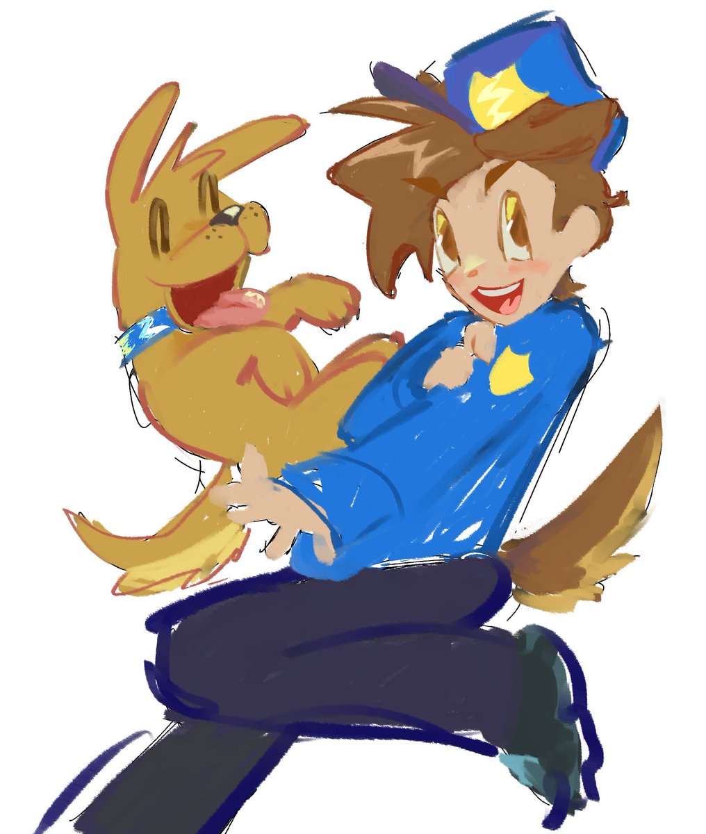 fartmaker27's tweet image. Officer Knight for my gffff :3 #dogman
