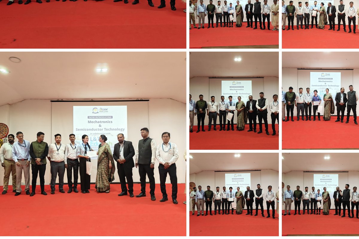 lntedutech's tweet image. They came. They learned. They excelled! 

At Assam downtown University, our Business Head Ms. Febin identified a league of extraordinary students! 
Congrats to our top performers for setting new benchmarks! 

#LnT #LnTEduTech #ADTU #TopPerformers #FutureReady #SkillToSucceed