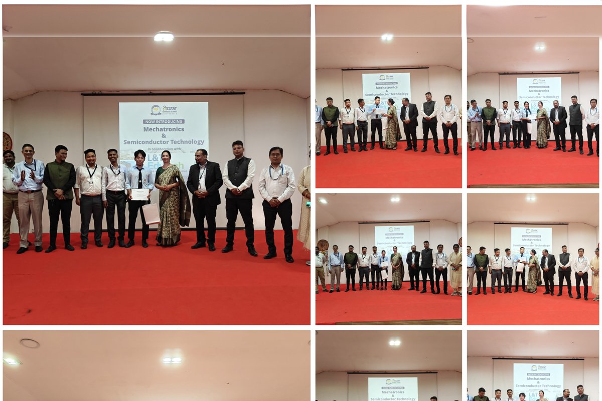 lntedutech's tweet image. They came. They learned. They excelled! 

At Assam downtown University, our Business Head Ms. Febin identified a league of extraordinary students! 
Congrats to our top performers for setting new benchmarks! 

#LnT #LnTEduTech #ADTU #TopPerformers #FutureReady #SkillToSucceed