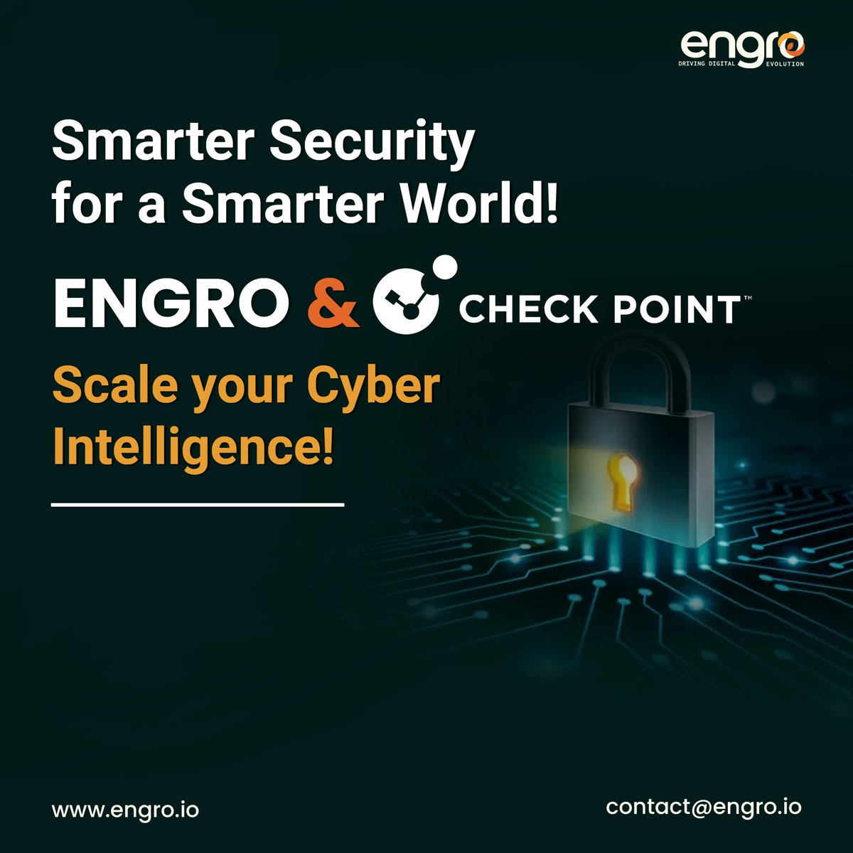 EngroTech's tweet image. At Engro, in collaboration with CheckPoint, innovation meets impenetrable security.

As cyber threats evolve, we don’t just keep up - we stay ahead.

Scale your Cyber Intelligence. Stay resilient. Stay secure.

#Engro #CheckPoint #AI #CyberResilience #EngroTechnologies