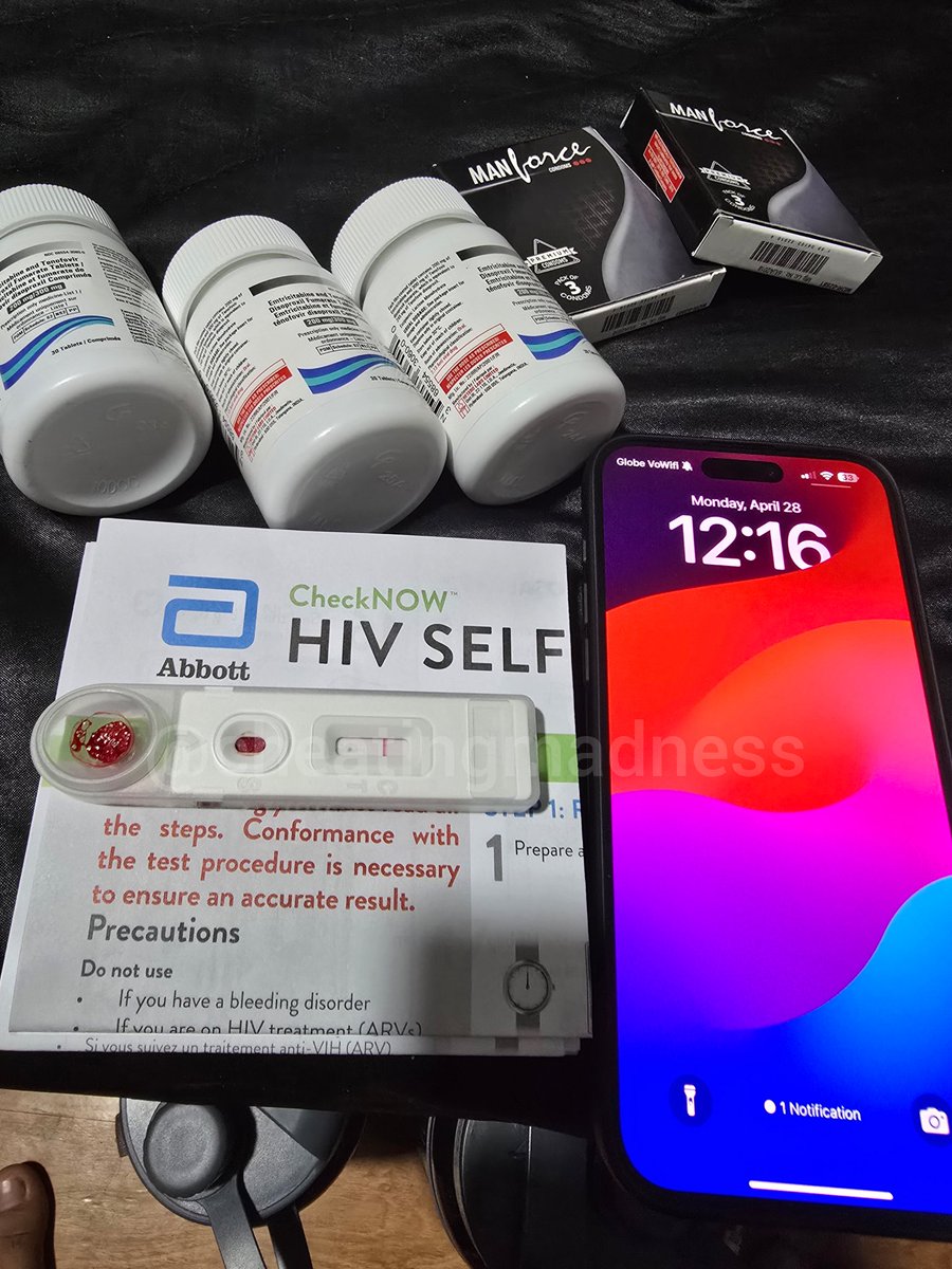 cheatingmadness's tweet photo. Got my Prep refill delivered today thank you @SailClinics kahit ansakit ng needle prick ng bago nyong tesk kit. 

#nonreactive #oneliner https://t.co/Y2uI3ZFY3g