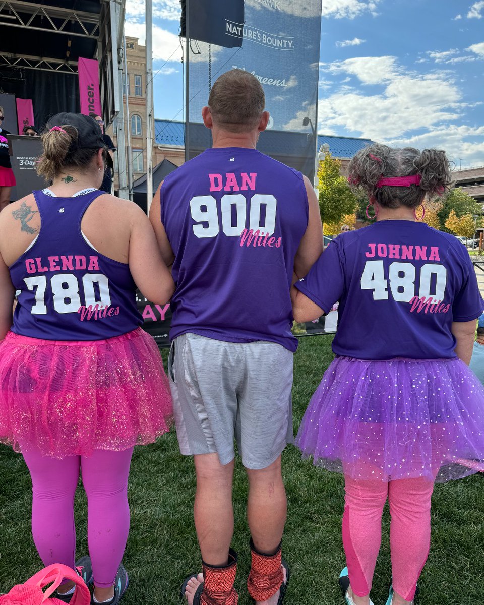 Collectively, how many miles have you walked at the 3-Day?