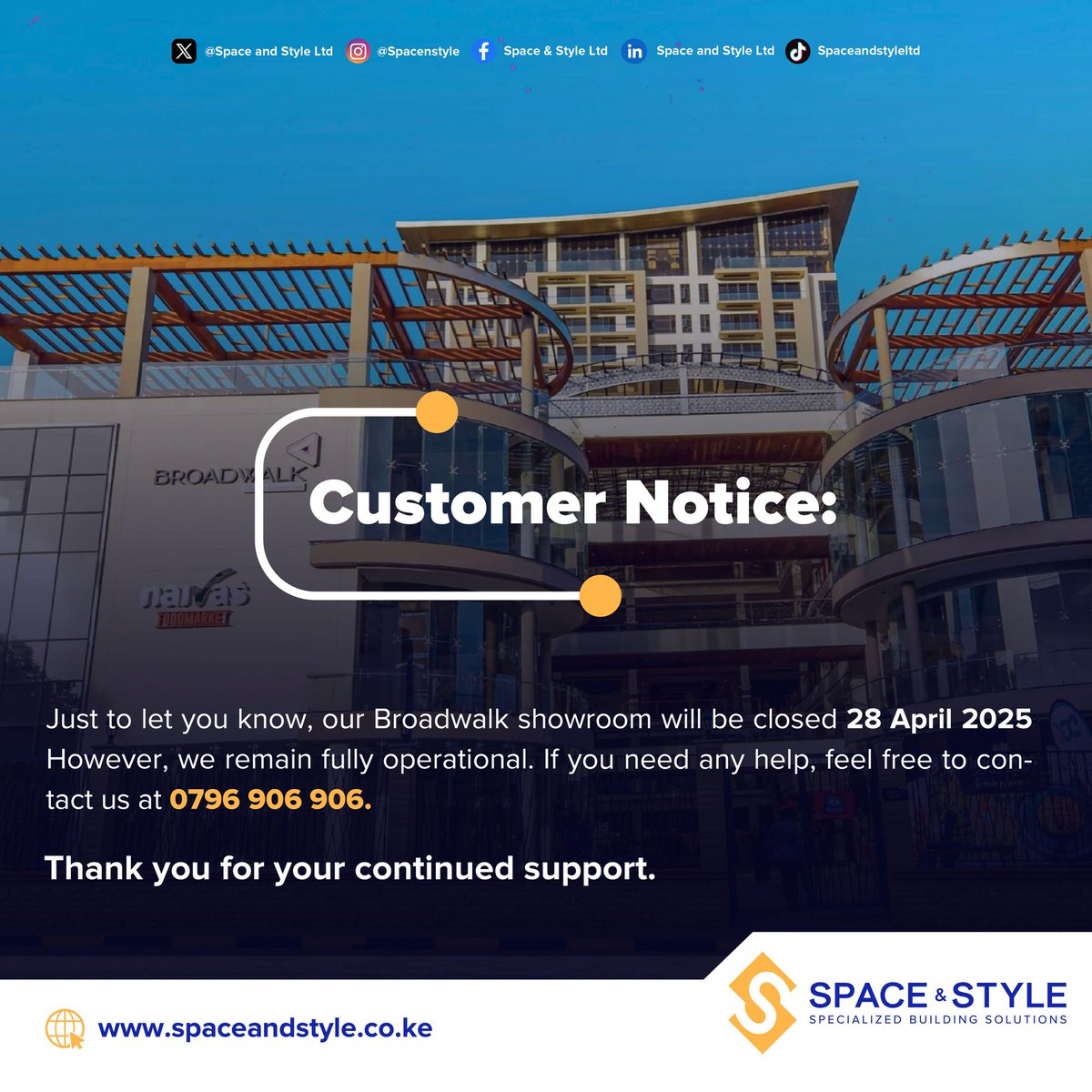 Space and Style Ltd. tweet media