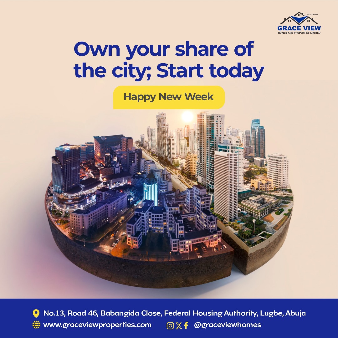GraceViewProp's tweet photo. The city is expanding — and so should your dreams!
Own your piece of the future with Graceview Homes.
Start today and watch your investment grow.
Happy New Week!"
#Thread https://t.co/kuZiJOsa4G