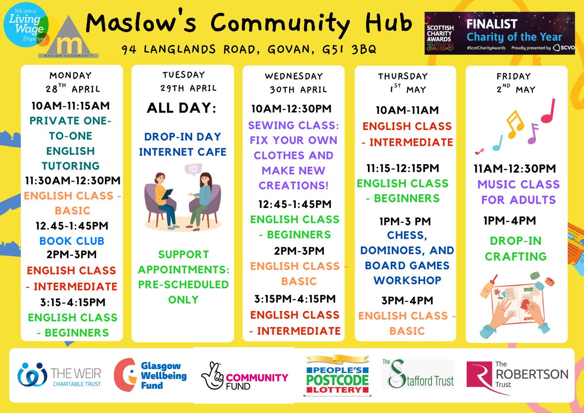 Hey Maslow’s fam! 🌞 This week’s free classes are good to go—no sign-ups, just drop in! Share and spread the word—everyone’s welcome! 😀#maslowscommunity #freeclasses