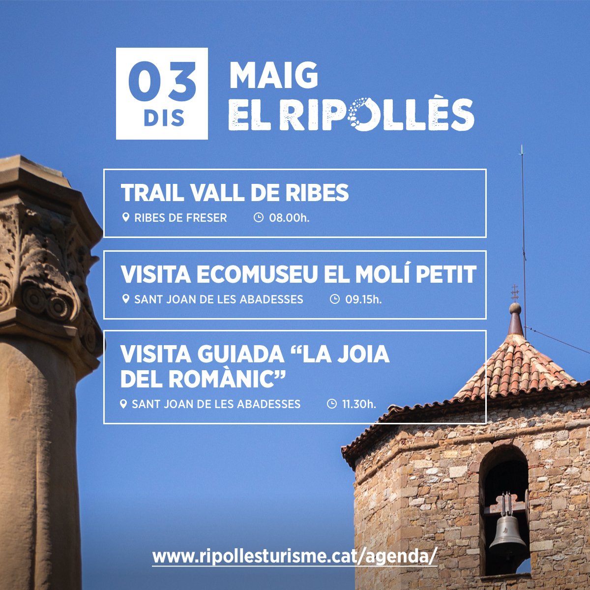 📌Aquesta setmana l'agenda del Ripollès està repleta d'activitats per a totes les edats. Consulta totes les activitats culturals i esportives a ripollesturisme.cat/agenda 📝 #agenda #ripolles #ripollesturisme #inpyrenees #visitpirineus #catalunyaexperience