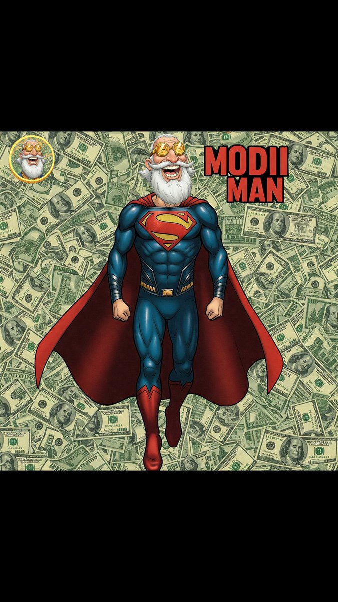 MODIIICOIN's tweet photo. "$MODiii MAN is here to rescue your bags!✈️💰
Flying over paper hands straight to 100x gains!📈🏎
Get ready for the biggest flip of 2025.🏛🚀👀
$MODiii isn’t a coin — it’s a movement!🎯💣💎
#MODiiiCoin #Pumpfun #Solana #NoRug #MemeCoin #Web3 #newgem #Crypto https://t.co/plzEbNoMQa