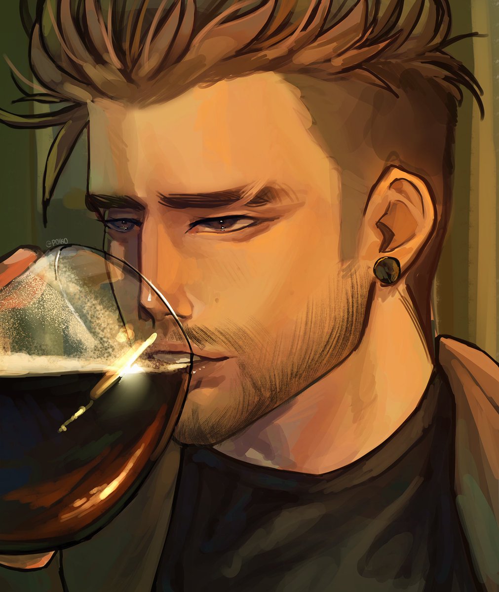 Dibuje a Auron a mi estilo :D inspirada en una foto suya 

#Fanart #Art #Auronplay