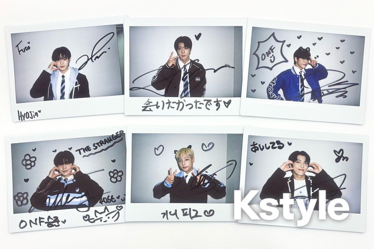 【プレゼント】
#ONF 直筆サイン入りソロポラを各1名様に！

▼応募
①<a href="/Kstyle_news/">Kstyle</a>をフォロー 
②この投稿をRP
③「欲しいメンバー名」をリプライ

4/30（水）AM11:00〆切

▼インタビューも公開中！
kstyle.com/article.ksn?ar…

#온앤오프