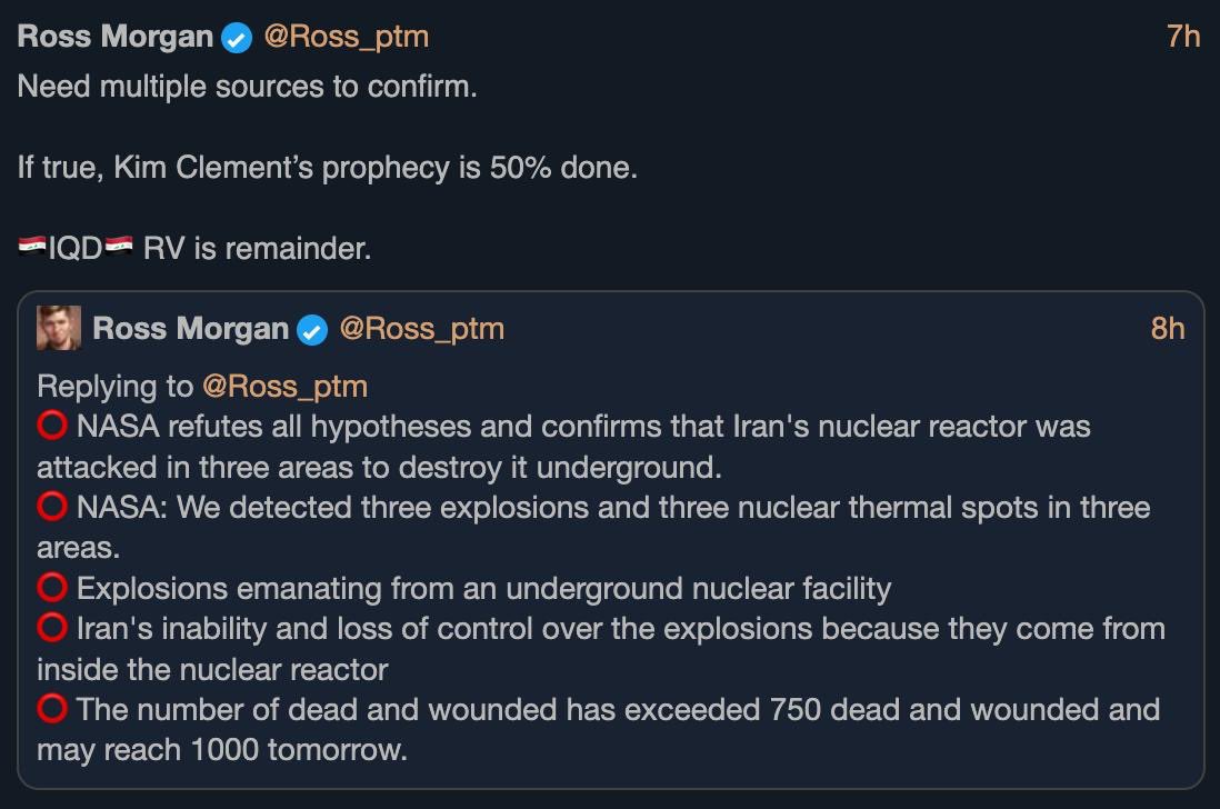There’s something big happening behind the scenes — and it’s too big to ignore. Let’s break it down.

This week, NASA — yes, NASA, the civilian space agency — confirmed it detected three massive explosions and three thermal nuclear hotspots deep underground at Iran’s nuclear