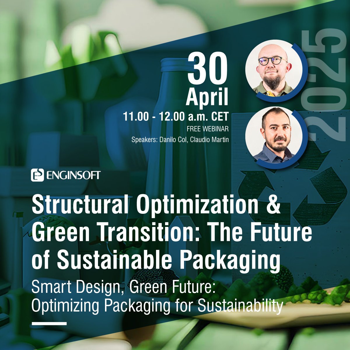 Join us for an insightful webinar on Structural Optimization of Packaging in a Green Context!
We will explore innovative strategies and technologies that allow companies to create eco-friendly packaging solutions.

hubs.ly/Q03jGPSL0