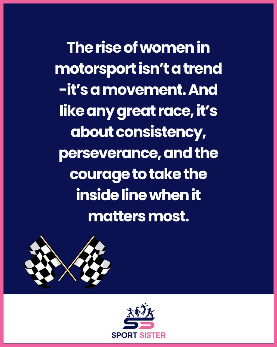 For decades, motorsport has been seen as a male-dominated arena.

But in recent years, the tide has begun to shift. 

Discover more in this weeks Sport Sister blog post 'The rise of women's motorsport: Breaking the speed barrier'. 

#SportSister #Motorsport #WomenInSport