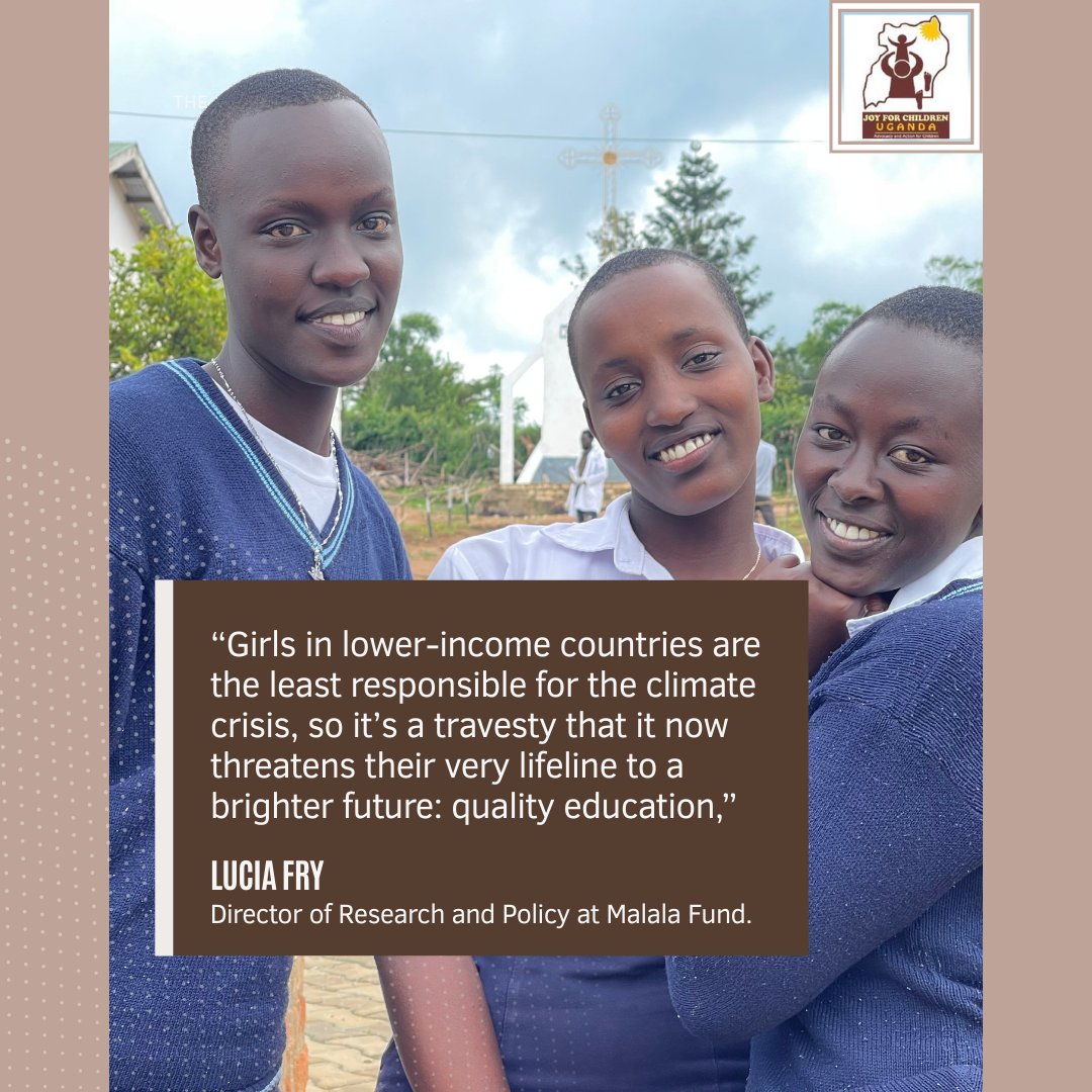 JOYFORCHILDREN's tweet image. When climate change threatens classrooms, JFCU steps in. We're #EmpoweringGirls to thrive through education—fueling a future where they lead with purpose. Follow us &amp;amp; help give them the future they deserve! #GirlsMatter #EducationIsPower @MastercardFdn @EducateUG @GlobalGiving