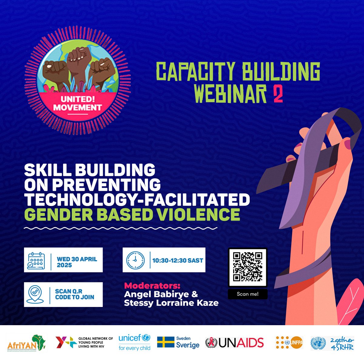 💥We're excited to announce our second capacity-building webinar focused on preventing technology-facilitated gender-based violence. Register now to secure your spot‼️

 📅 Wednesday 30 April
⏰ 10:30 - 12:30 (Central Africa Time)
🔗us06web.zoom.us/webinar/regist…