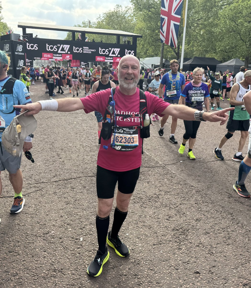 Well, I did it. #londonmarathon2025