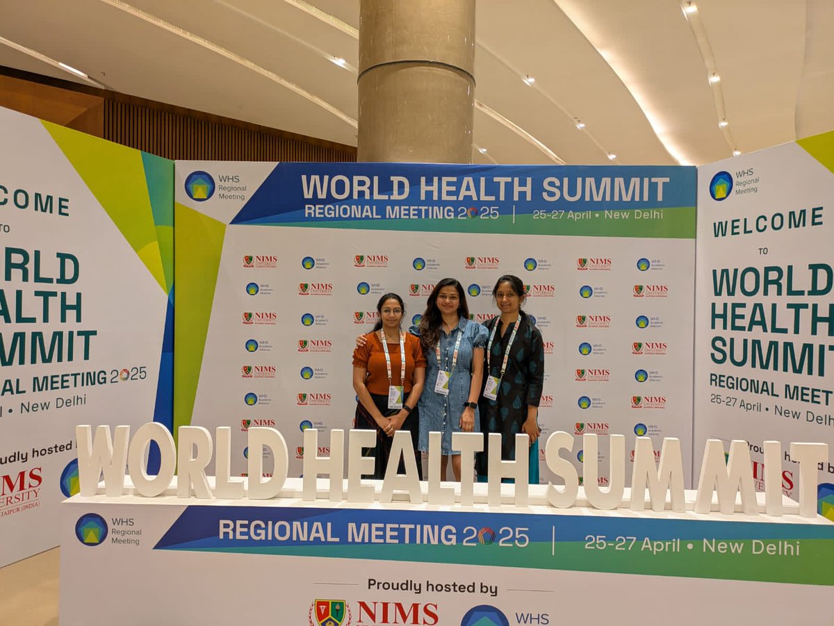Halder9Sayanti's tweet photo. Had an amazing experience attending the World Health Summit Regional Meeting 2025 in New Delhi, India! 🌍🧬 A special thanks to @RajeshPandeyLab and @baral_tweets for this incredible opportunity..! 🙏✨ #WHS2025 #Gratitude #NewDelhi 
@varsha_ravi_ https://t.co/AC7aeI7VSe