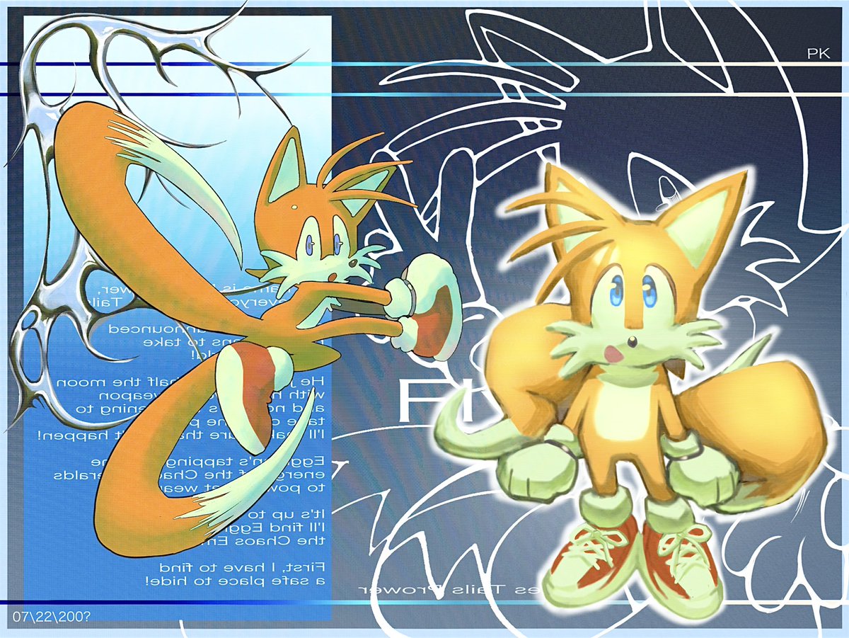 If drawing tails was a job, I would do it for free !!!!!!#SonicTheHedgehog #TailsTheFox