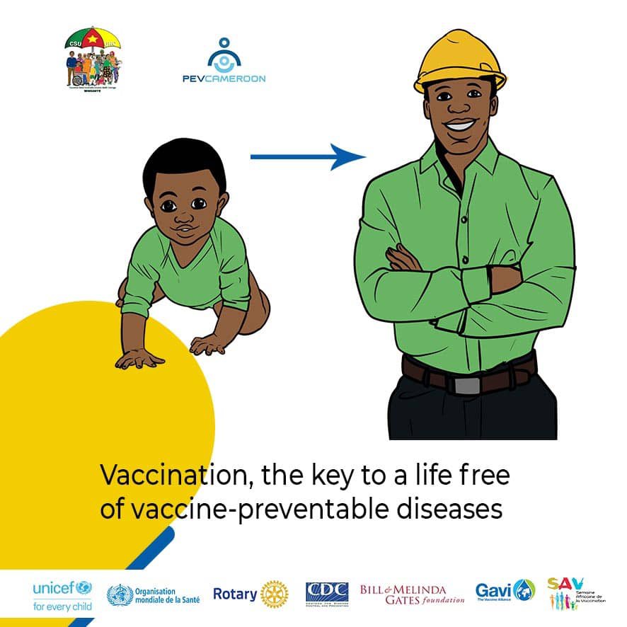 cedric_mimbe's tweet photo. Vaccination, the key to a life free of vaccine-preventable diseases.

La vaccination, un geste essentiel pour une vie sans maladie évitable par la vaccination. 

#PolioGameOver25 
#PEVCAMEROON
#CoreTeamPolio1
#StopPolio237
#AgirContreLaPolio237
#PEVCentre 
#EndPolio25 https://t.co/6SCMR2vF1H