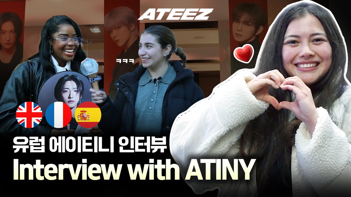 jumkiofficial's tweet photo. 🎥 ATEEZ EU TOUR JumKi POP-UP Interview

Hello, this is JumKi!
We’re excited to share the interview video with ATEEZ fans. 
Thank you to everyone who participated! 💜

https://t.co/8qpHw3rR2O

#ATEEZ #ATINY #JumKi #KPOP #Interview #ATEEZinEUROPE #JumKiPOPUP #CreateJump https://t.co/H8Ff50tKRi