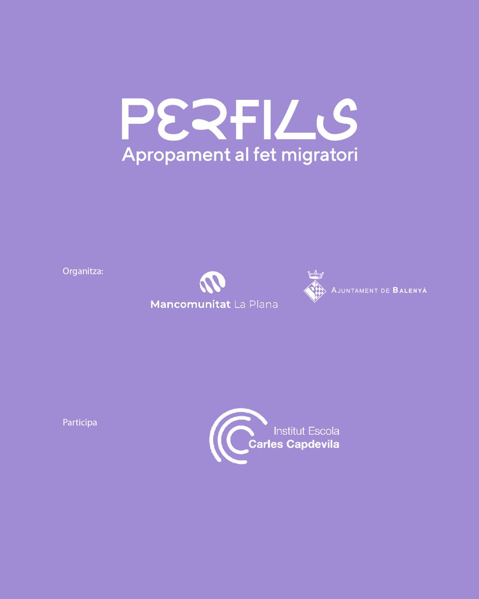 Mancoplana's tweet photo. 👥 Les i els alumnes de l’Institut-Escola Carles Capdevila d’Hostalets de Balenyà també participen en el #ProjectePerfils Apropament al fet Migratori.
✅ Dins aquest projecte, l’alumnat entrevista a persones provinents de diferents parts del món que s’han quedat a viure al nostre país. Mireu què els expliquen la Yenni, l’Erika, l’Alvaro i la Clarivel.
🌐 Podeu veure les entrevistes senceres a https://t.co/l6tz925sFr
🤝 #CuidemLesPersones