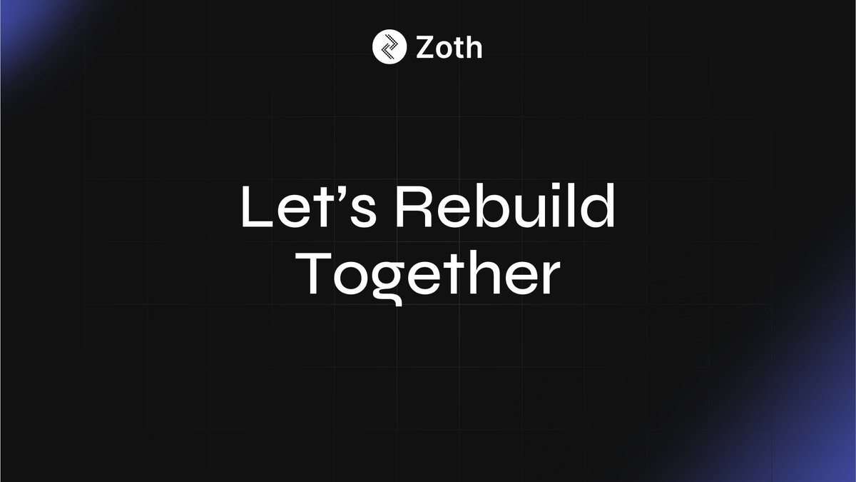 The comeback is in motion.

We’ve shared the Resolution Plan, Distribution Overview, and Next Steps with our community and are moving forward with the rebuild.

Transparency, fairness, and security remain our core focus.

Thank you for standing with us. The next chapter for Zoth