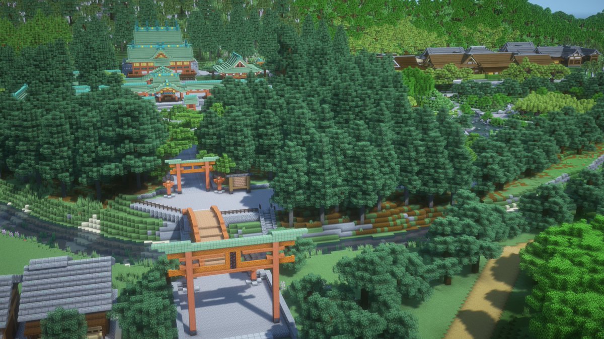 大きな神社
#minecraft
