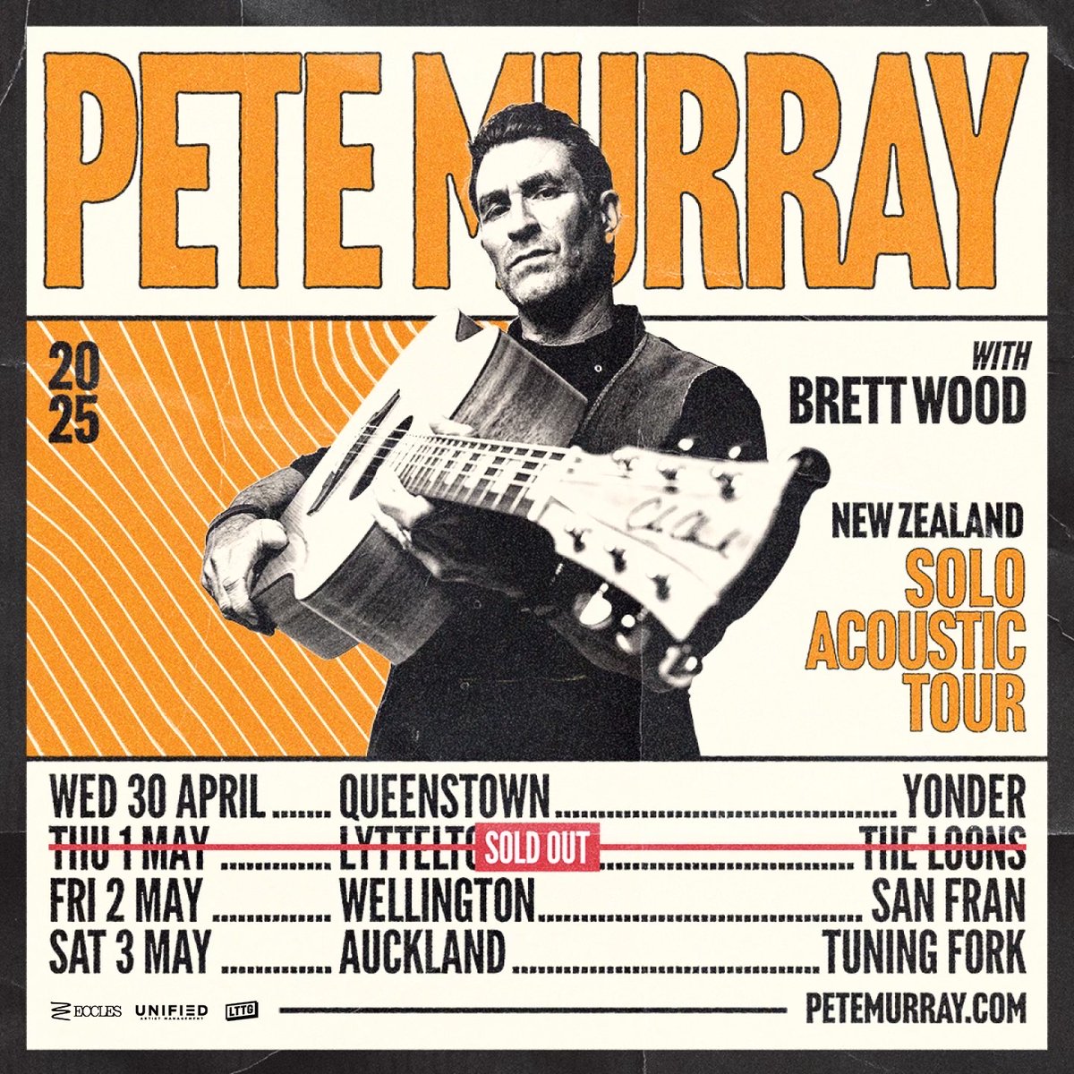 Taking a trip down memory lane before my Solo Acoustic Tour begins THIS WEEK in New Zealand 🙌 Time sure does fly.

See you all out there 🧡

Wed Apr 30 - Queenstown
Thu May 1 -  Lyttelton (Sold Out)
Fri May 2 - Wellington
Sat May 3 - Auckland

🎟️: petemurray.com