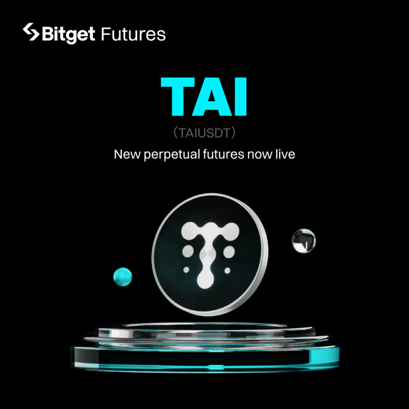 bitget's tweet photo. $TAI @tarsprotocol USDT Futures is now live on #Bitget, with up to 25x leverage and trading bots support. 

🚀 Start trading now: https://t.co/wkRQNzIYqq