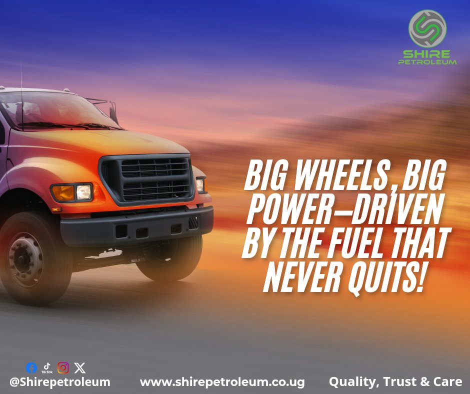 Strength you can see. Power you can trust. Shire Petroleum fuels the journeys that never backs down!
#ShirePetroleum #MondayMotivation