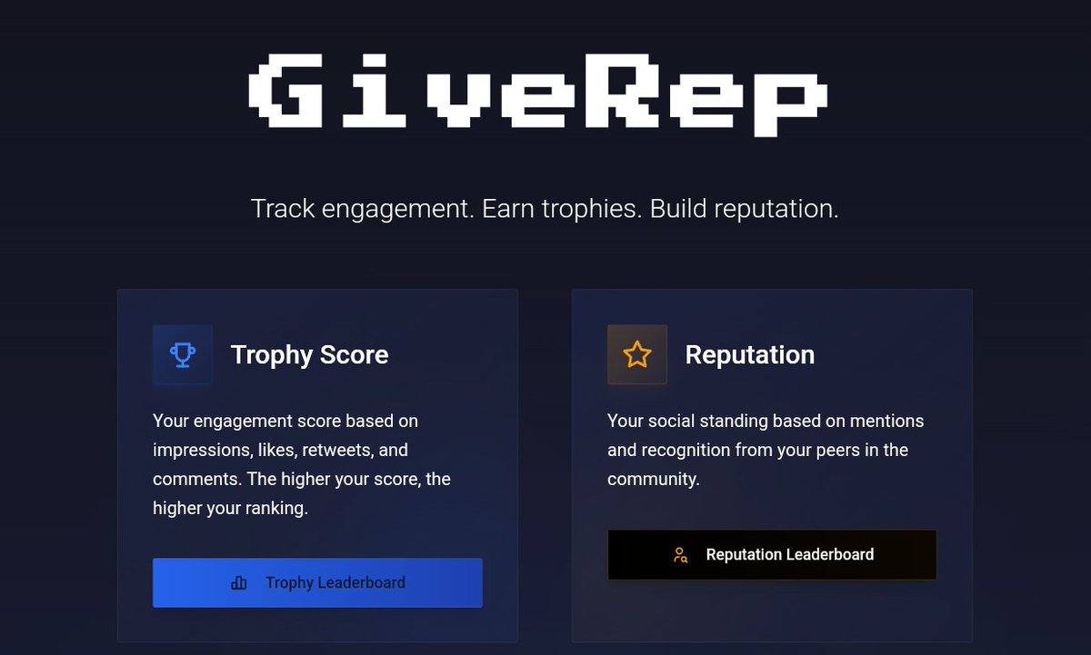 SuiInsiders's tweet image. 💥Simple Guide to @GiveRep 🪂
Introducing @GiveRep – 🆕 A platform focused on reputation and engagement on $SUI 💧
🔗 Visit: giverep.com
✅ Connect your X account
✅ Tag @giverep in this post to earn and give reputation
Like and RT to support us🙏
#Sui #SuiNetwork…