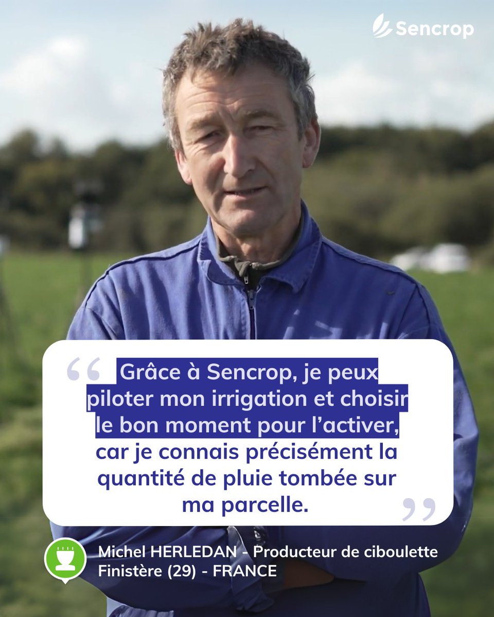 Comme Michel, optimisez votre irrigation et gérez l’eau au plus juste pour vos parcelles !

💧 Surveillez en temps réel l’humidité de vos sols avec précision et bien + !

Pour voir l'interview dans son intégralité : bit.ly/42MsEtO