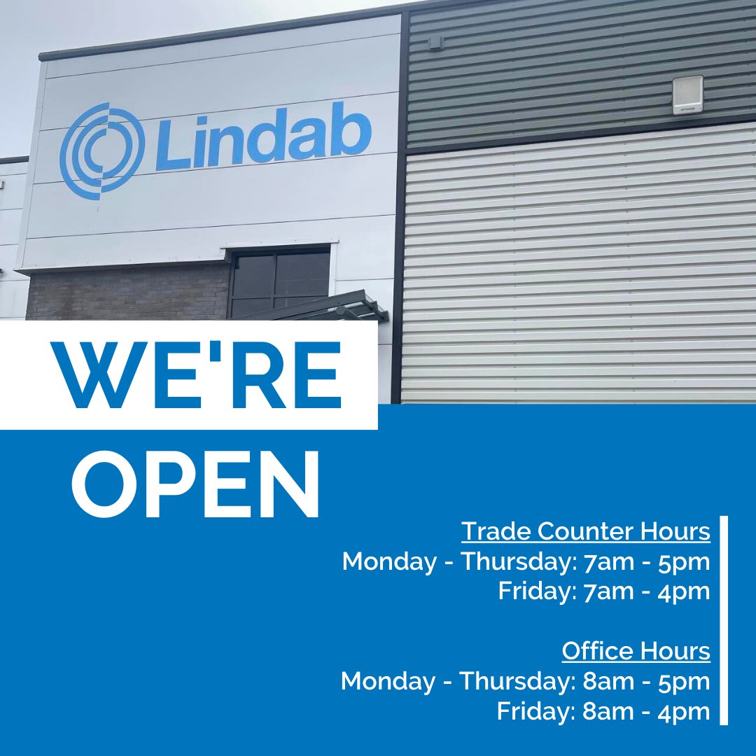 Lindab UK (@uk_lindab) on Twitter photo Our new Manchester branch is officially OPEN and ready for you! π
π Unit K4, Wheel Forge Way, Manchester M17 1EH.
π 0161 876 0688
π§ manchester.sales@lindab.com
#LindabManchester #NowOpen #TradeCounter #Ventilation #Ductwork #Ducting #Manchester #TradeCounter #Manchester Our new Manchester branch is officially OPEN and ready for you! π
π Unit K4, Wheel Forge Way, Manchester M17 1EH.
π 0161 876 0688
π§ manchester.sales@lindab.com
#LindabManchester #NowOpen #TradeCounter #Ventilation #Ductwork #Ducting #Manchester #TradeCounter #Manchester