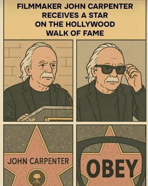 Thank heavens he brought his shades!