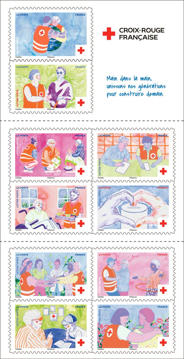 ToutSurLeTimbre (@toutsurletimbre) on Twitter photo Le carnet de #timbres 2025 <a href="/CroixRouge/">Croix-Rouge fr</a> est en vente générale ce lundi 28 avril
2€ de don/carnet acheté🙏
🔹️dans tous les bureaux de poste
🔹️auprès de #Philaposte
🖱 sav-phila.philaposte@laposte.fr
📞 +33(0)5 53 03 19 26
🔹️sur laposte.fr/pp/carnet-10-t…
🔹️au <a href="/museedelaposte/">Musée de La Poste</a> Le carnet de #timbres 2025 <a href="/CroixRouge/">Croix-Rouge fr</a> est en vente générale ce lundi 28 avril
2€ de don/carnet acheté🙏
🔹️dans tous les bureaux de poste
🔹️auprès de #Philaposte
🖱 sav-phila.philaposte@laposte.fr
📞 +33(0)5 53 03 19 26
🔹️sur laposte.fr/pp/carnet-10-t…
🔹️au <a href="/museedelaposte/">Musée de La Poste</a>