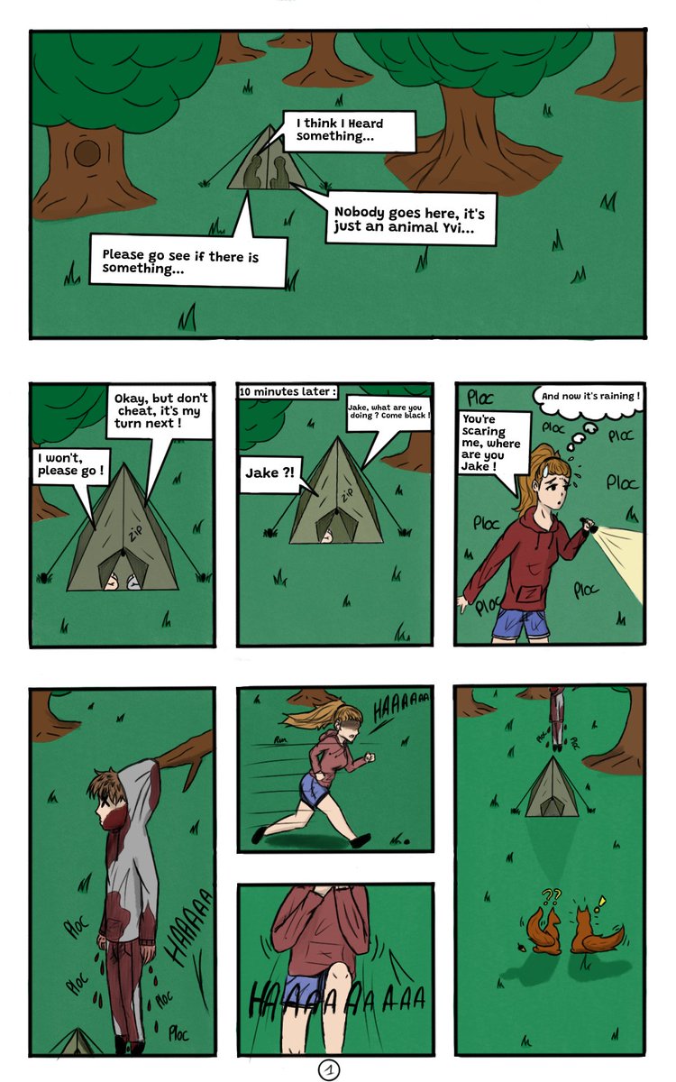 Angelb_666's tweet photo. Hey, wanted to share with you the first 11 pages of my comics, it's a cross-over between #Supernatural and #TheVampireDiaries that I created almost 2 years ago, I post almost every weeks a new page of the digital version on insta ( angeldrawing87 ). 
Page 1 to 4 👇🏻 https://t.co/lj31QhHeAV