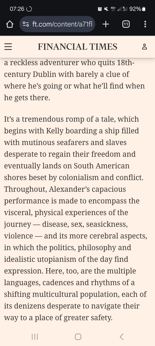 OisinFagan's tweet image. Beautiful review in Financial Times of audio book of Eden&apos;s Shore, wonderfully read by Tom Alexander. 

ft.com/content/a71fbe…