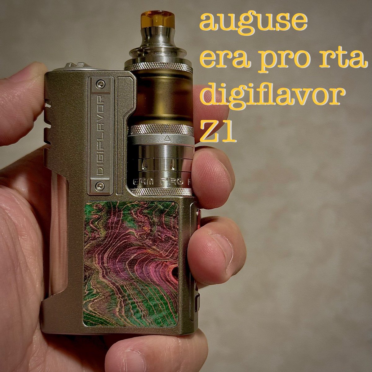 Rakumaru77's tweet photo. #auguse #eraprorta #digiflavor #z1sbs #flavorkitchen #mtl #vape #フレキチ
初代末広と、かさ増しで。
このセット、また出ないかな。
@FlavorKitchen https://t.co/eALJiHGAlL