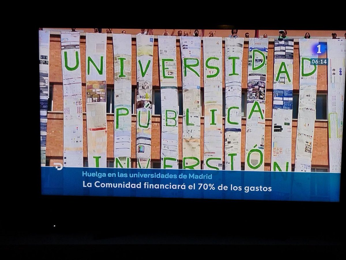 Buenos días!
Ya es #28A!
Ya están los piquetes funcionando y estamos en todos los medios 💚

elpais.com/educacion/2025…