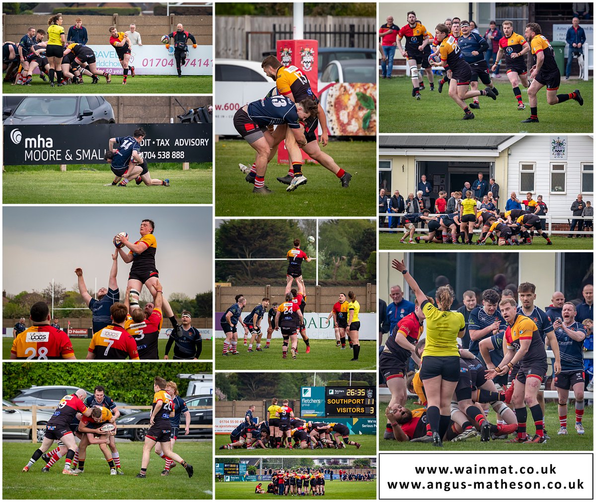 SOUTHPORT RFC 1st XV v BOLTON RUFC 26.04.25

After a tense start, Southport RFC's 1st XV overcame a determined Bolton side in the Papa John's Community Cup by 30-15 at Waterloo Road.

The full gallery of photos can be viewed and downloaded from:

wainwrightmatheson.shootproof.com/260425