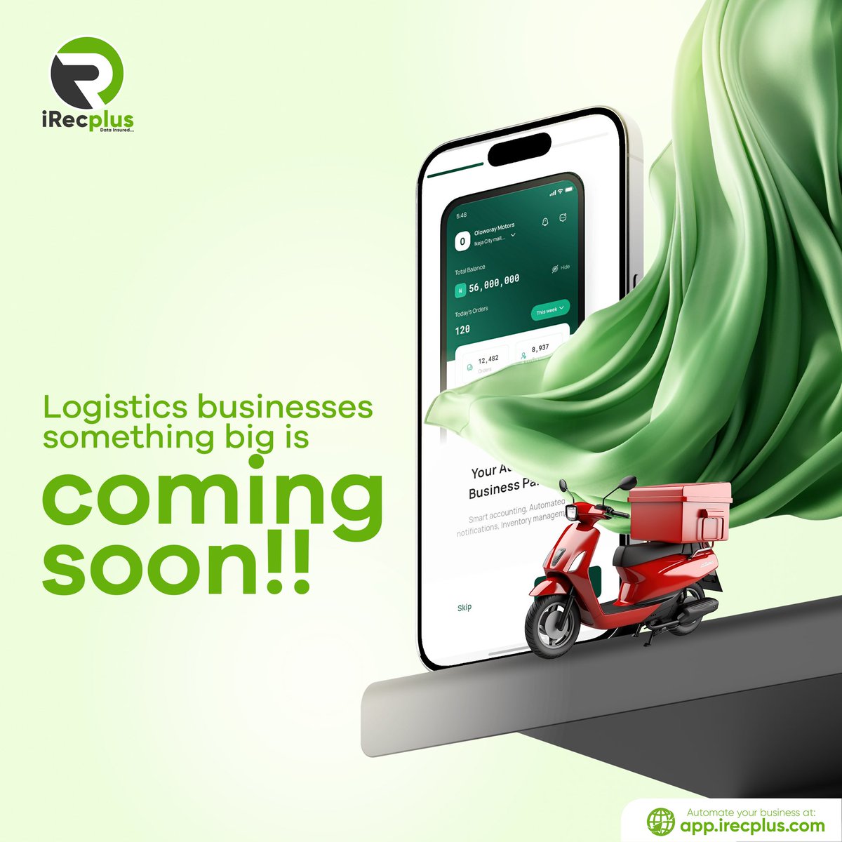 irecplus_global's tweet photo. Business owners in logistics, get ready! 🥳
iRecplus is preparing the best fit for your delivery business! https://t.co/a1JgxfBByn